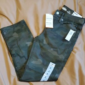 Boys Camo Jeans Size 8 Old Navy